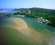 Aerial of 1770 - Photo and text courtesy of Tourism QLD